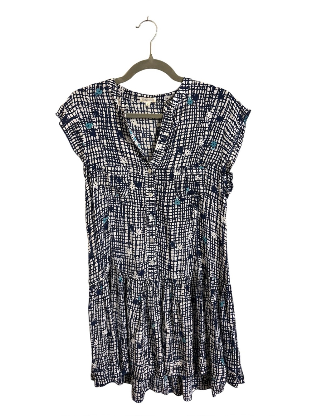 Poupette St. Barth Bonnie Blue Mini Dress XS